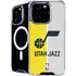 NBA Utah Jazz Split Canvas iPhone 16 Pro MagSafe Case